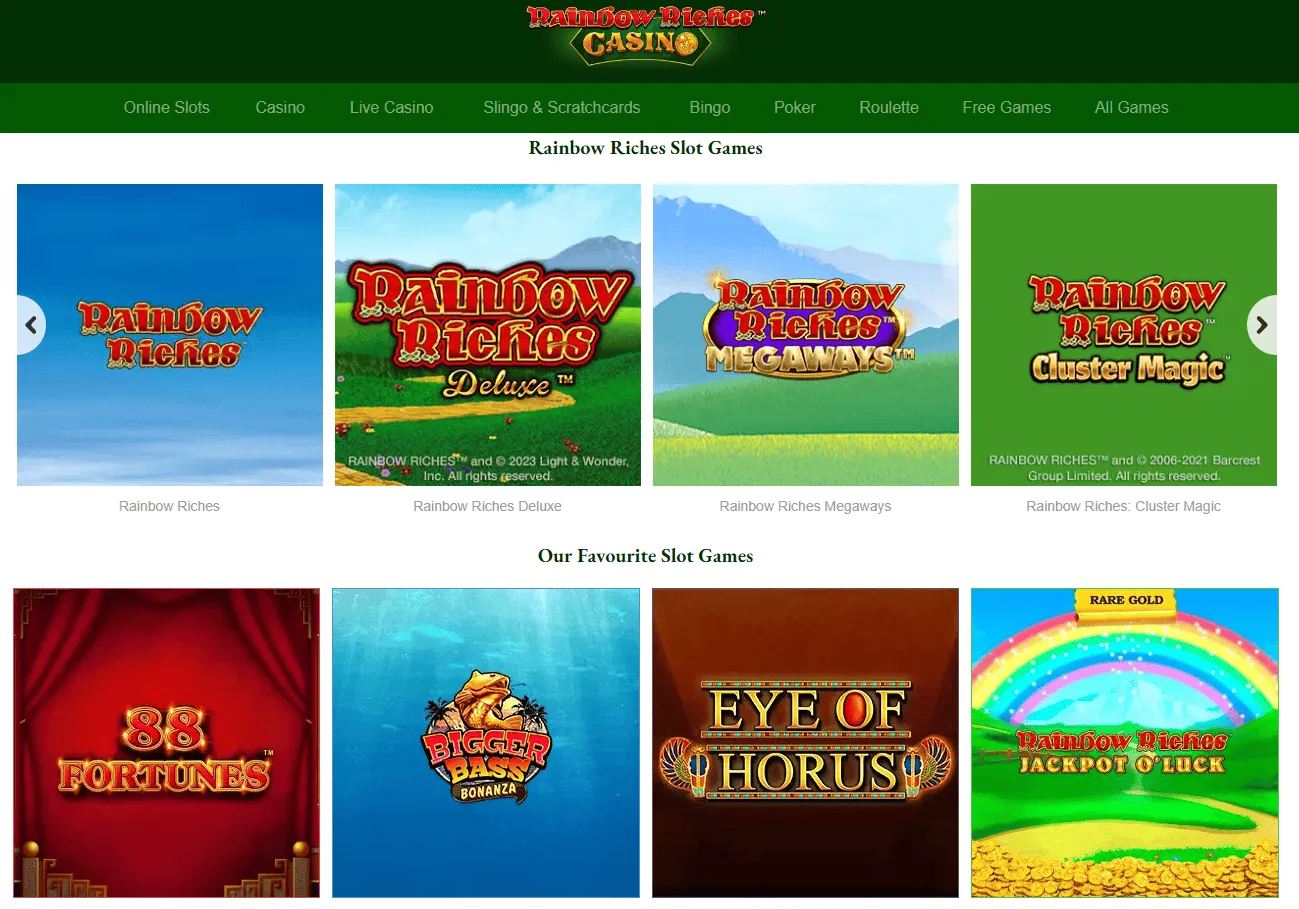 Rainbow Riches Casino